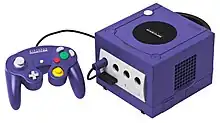 Indigo GameCube and controller