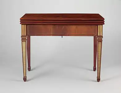 Game table by David Roentgen (1780–83) Metropolitan Museum