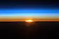 Image of an orbital sunrise taken by Garan.