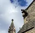 One of the many gargoyles and grotesques at the cathedral.