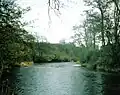 The River Garnock downstream from Dalgarven Mill.