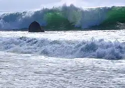 Garrapata coast is characterized by its big waves.