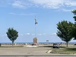 Garrison Bay and memorial