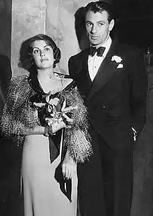 Photo of Veronica Balfe and Gary Cooper