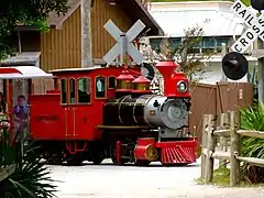 The current Gatorland Express locomotive