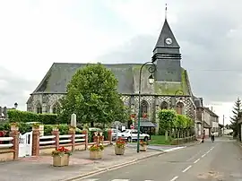 The church in Gaudechart