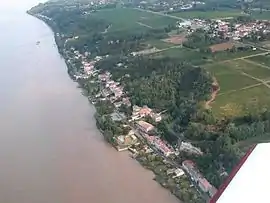 An aerial view of Gauriac