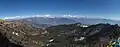 A panorama view of Gaurishankar Mountain (7134 m) from Kalinchowk (2900 m)