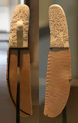 The Gebel el-Arak Knife, Musée du Louvre (3300-3200 BCE).