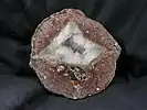 A thunderegg geode from Gehlberg, Germany