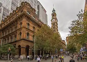 General Post Office, Sydney, in the Free Classical style (1891)