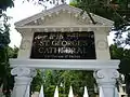 Name board of St.George's cathedral, Chennai