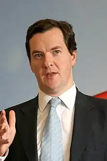 George Osborne, Chancellor of the Exchequer.