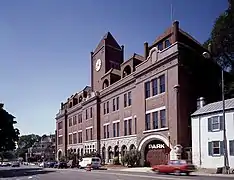 View of Car Barn from the southeast between 1980 and 2006