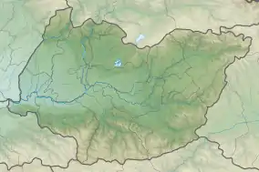 Map showing the location of Satsurblia Cave Natural Monument