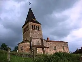 The church in Germolles-sur-Grosne