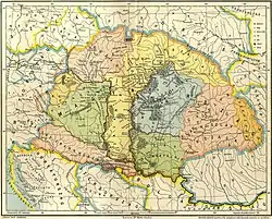 Map of the Carpathian Basin