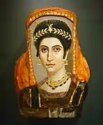 Roman-Egyptian Female Mummy Portrait