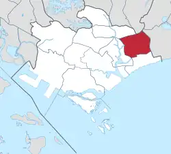 Location in Central Region