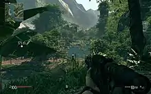 The game's jungle environment