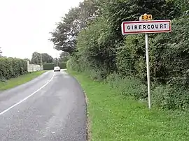 The road into Gibercourt