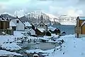 Winter scene in Gjógv