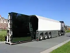 Glass inloader trailer (Germany)