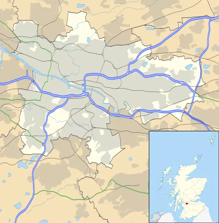 Baillieston is located in Glasgow council area