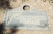 Grave of William Hovey Griffin (1875–1956) in West Resthaven Park Cemetery and Funeral Home, Glendale