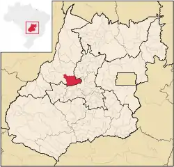 Location in Goiás state