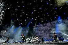 Gojira on a large festival stage