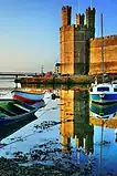 Caernarfon Castle is part of the Castles and Town Walls of King Edward in Gwynedd, a collective World Heritage Site, and one of Wales's most iconic medieval structures.