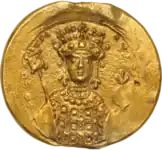 Golden seal of Theodora, 1056