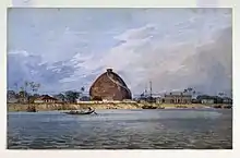 Gol Ghar, Patna, a 19th-century painting