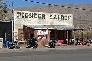 The Pioneer Saloon in Goodsprings, Nevada. Built in 1913.