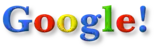 The logo used from October 30, 1997 to May 30, 1999, differs from the previous version with an exclamation mark added to the end, an increased shadow, letters more rounded, and different letter hues. Note that the color of the initial G changed from green to blue. This color sequence is still used today, although with different hues and font.