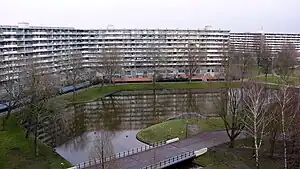 View from Gooioord in Bijlmer