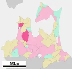 Location of Goshogawara