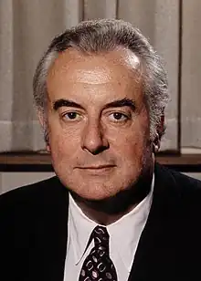 Portrait of Gough Whitlam, taken in March 1975