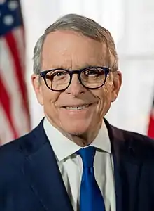 Photographic portrait of Mike DeWine