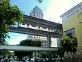 Government Center with the Dade County Courthouse in the background and HistoryMiami in the foreground on the right