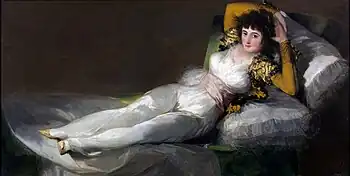 Goya's La maja vestida, c. 1798–1805