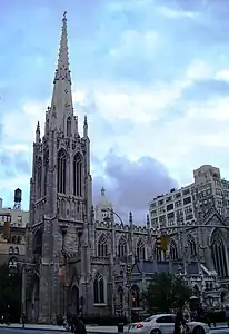 The Church at dusk