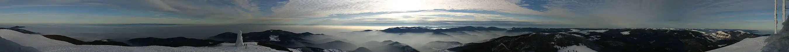 360° panorama from the summit - 7 January 2006