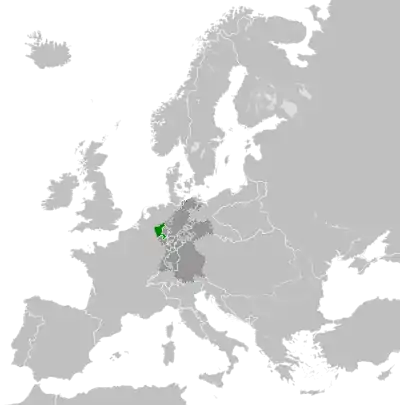 The Grand Duchy of Berg in 1812