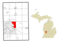 Location within Kent County