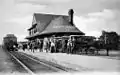 The old Coaticook station, located on the Grand Trunk railway.