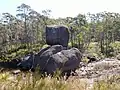 Granite boulders on Surveyors Creek