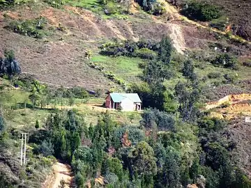 Farm in rural area