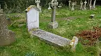 Alastair Grahame's grave at Holywell Cemetery, Oxford